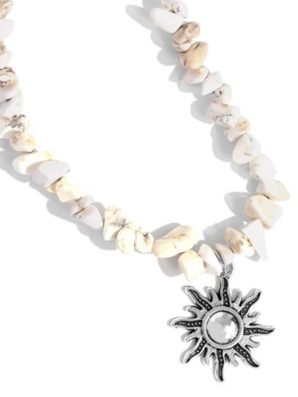 ☀️ “DANCING IN THE SUNLIGHT” WHITE STONES NECKLACE FOR MEN ~ PAPARAZZI❗️☀️💪🏼☀️ - Picture 3 of 5